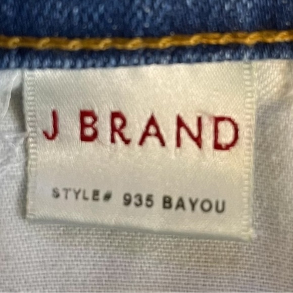 J Brand 935 Bayou Designer, Low Rise, Slim, Ankle Jeans - Picture 15 of 16